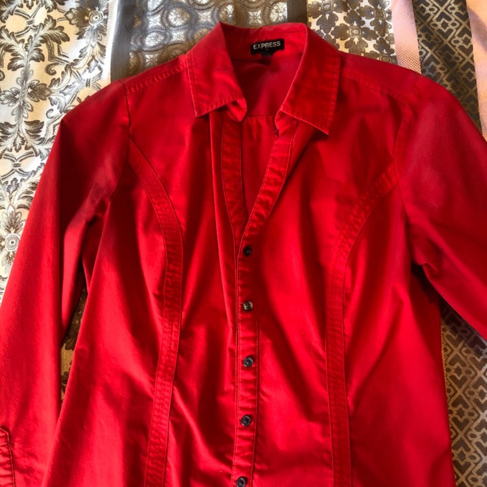 Button-Up Blouse
